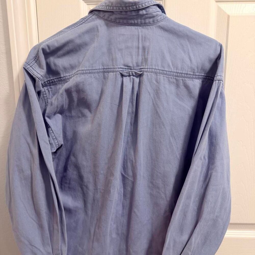 (1993) Levi's Jeans for Women Denim Work Shirt - Light Wash - M - Picture 3 of 6